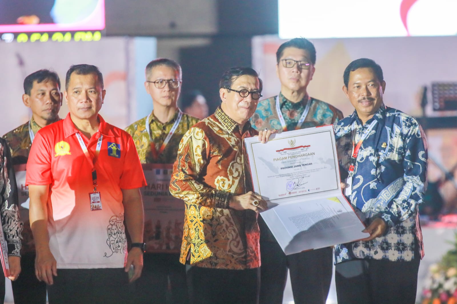 Pemprov Jateng Terima Penghargaan Pembina HAM Terbaik