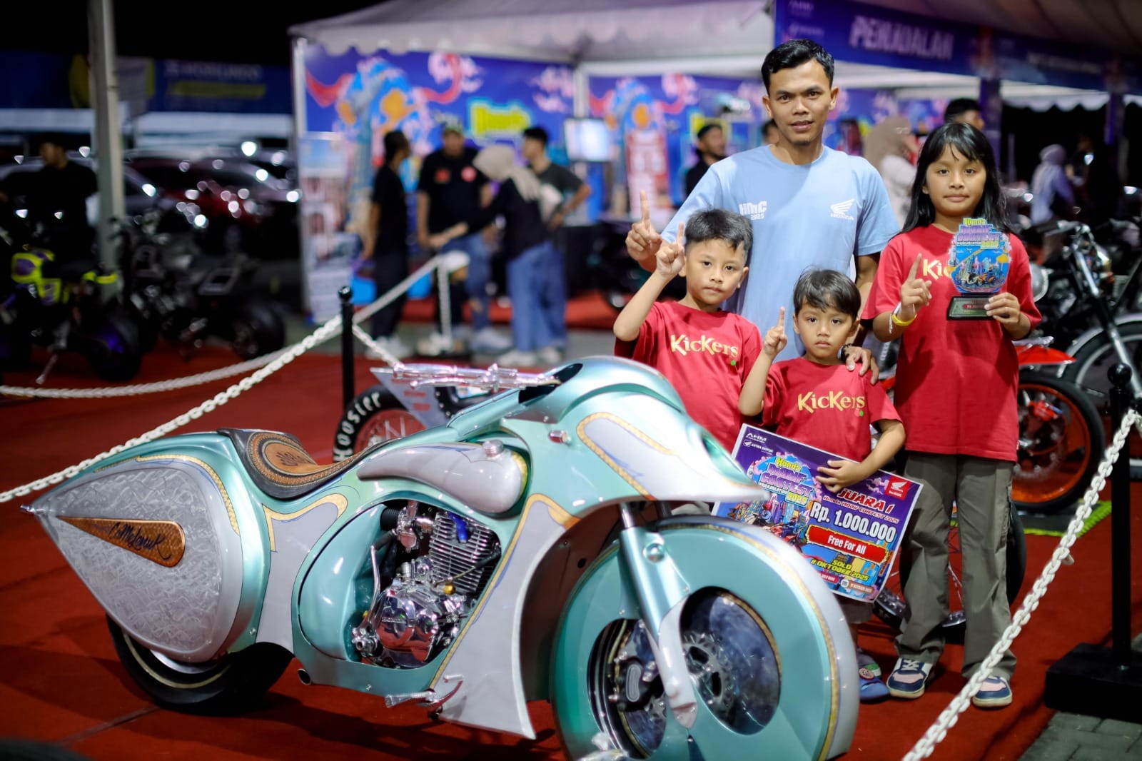 101 Modifikator Tampilkan Modifikasi Terbaik Di Ajang Honda Modif Contest 2025 Solo Series