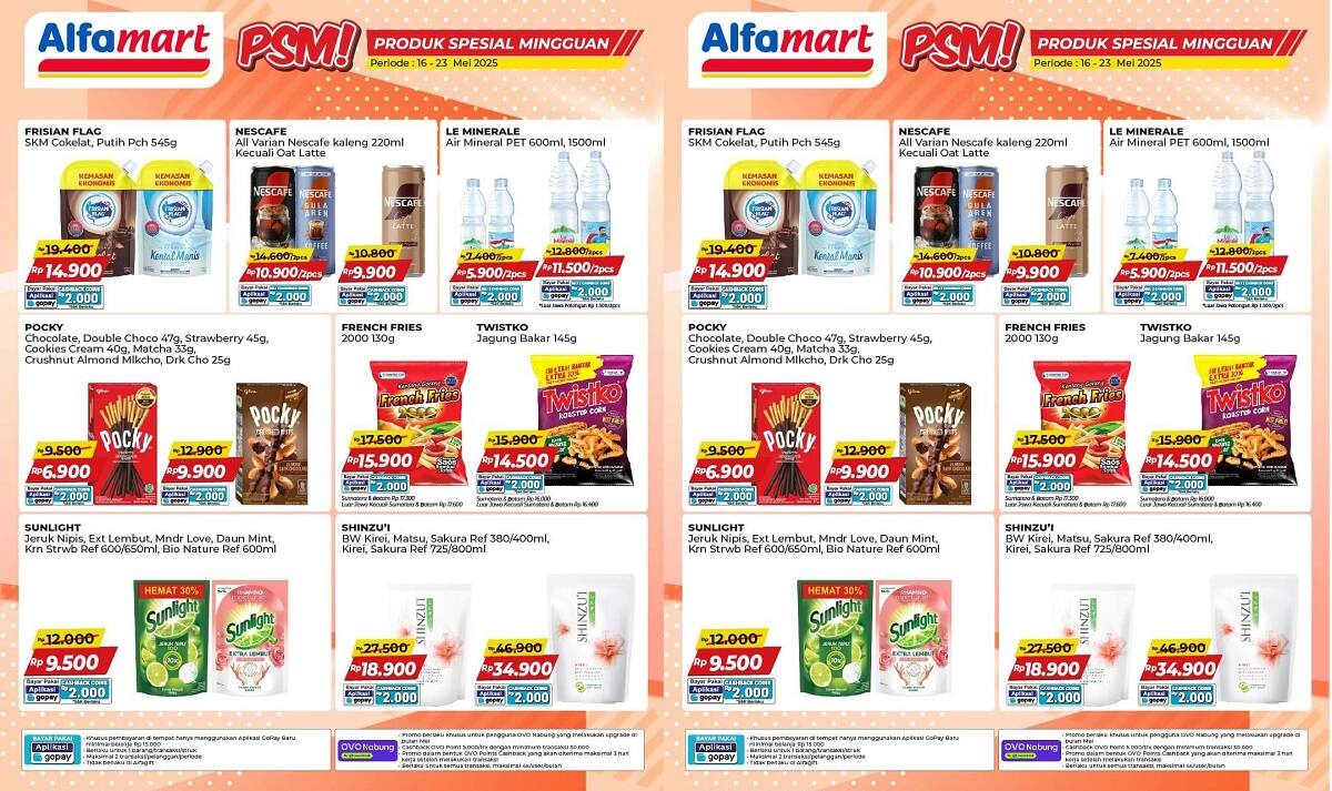 Promo Gila Alfamart 16–23 Mei 2025: Diskon Hingga 30% untuk Minuman, Snack & Perawatan! Mulai Rp2 Ribuan Saja