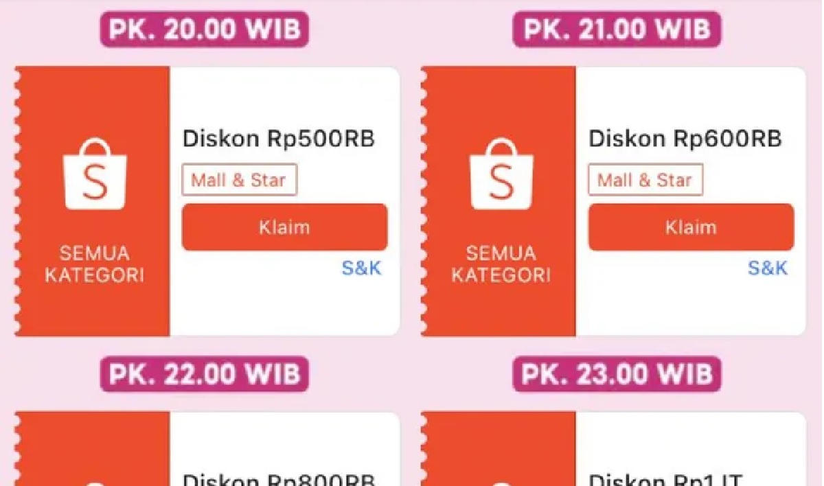 Kode Voucher Shopee 5.5 2025 Periode 4-5 Mei! Diskon 50% Gila-Gilaan, Siap Bikin Dompet Kalian Bahagia!