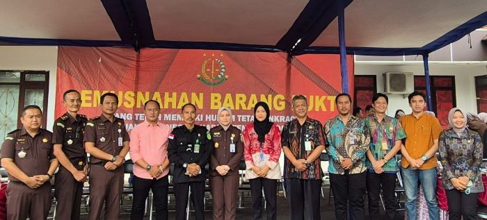 Cegah Penyalahgunaan Barang Bukti, Kejaksaan Kabupaten Pekalongan Musnahkan BB 27 Perkara 