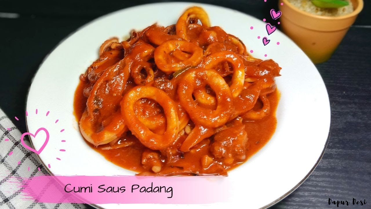 Ide Masakan Sehari-hari! Cobain Resep Cumi Saus Padang yang Lezat, Pedas dan Gampang Buatnya di Rumah