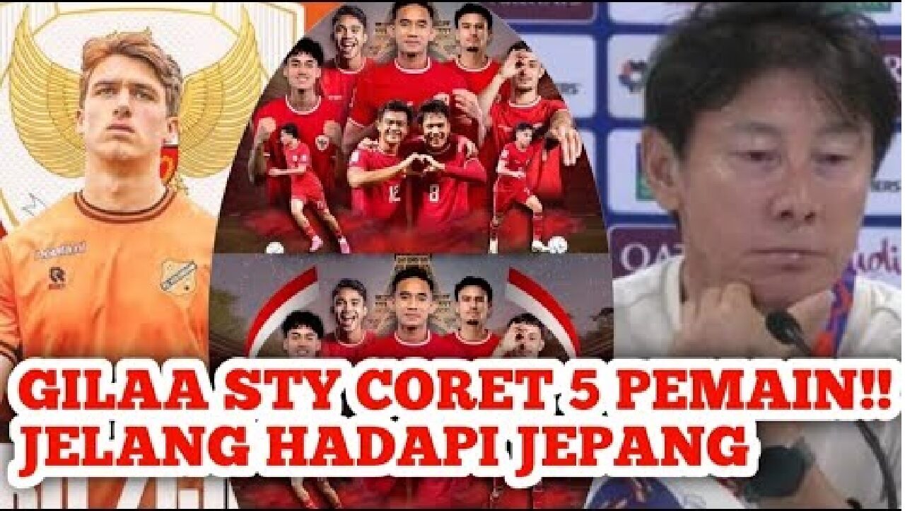 Shin Tae-yong Coret 5 Pemain Timnas Indonesia Jelang Hadapi Jepang dan Arab Saudi