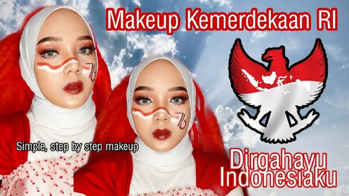 Bikin Takjub! Inilah 3 Kreasi Makeup 17 Agustus Terpopuler dari Beauty Influencer, Hasil Flawless Anti Crack