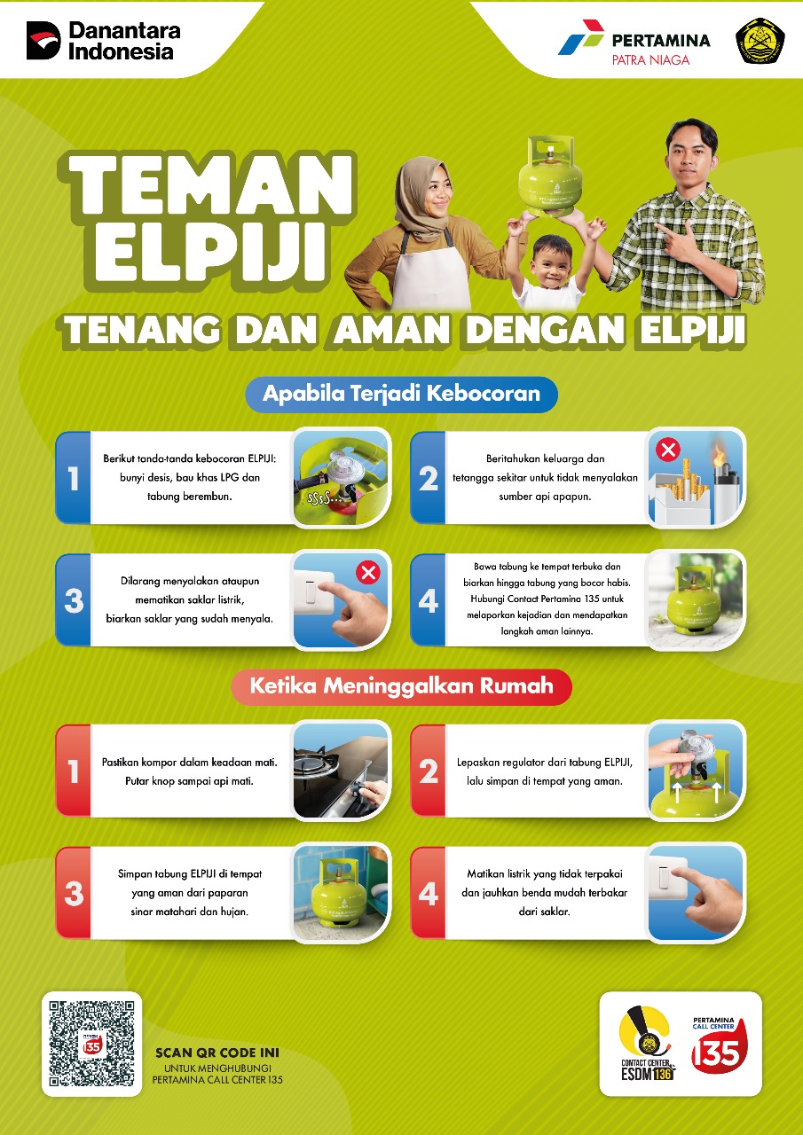 Pertamina Edukasi Cara Aman Menggunakan LPG 3kg