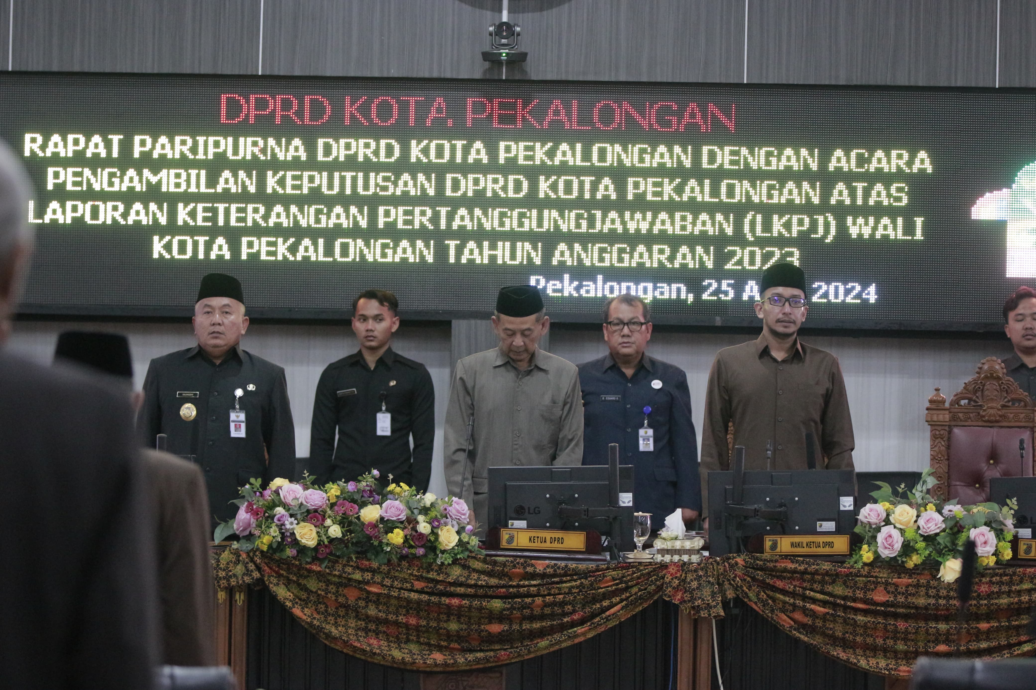 DPRD Kota Pekalongan Menerima dan Menyetujui LKPJ Wali Kota Tahun 2023