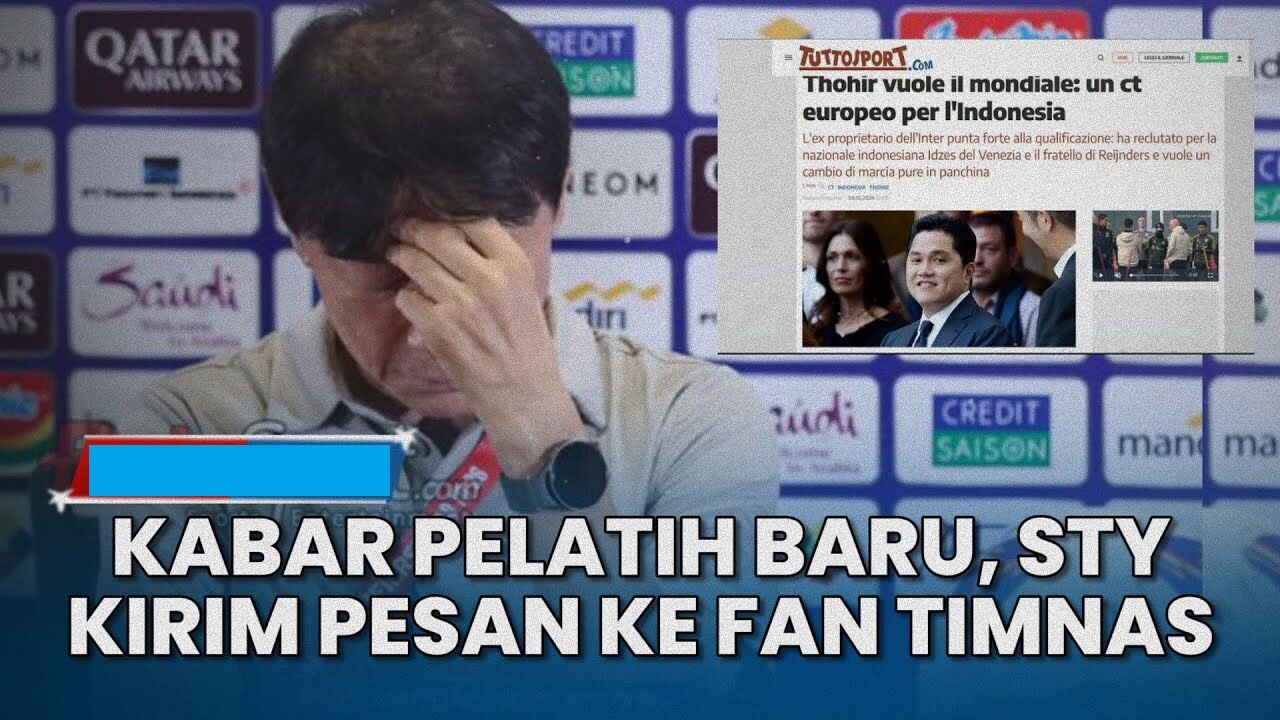 Kabar Erick Thohir Cari Pelatih Baru, Shin Tae-yong Kirim Pesan Menyentuh ke Suporter Timnas Indonesia