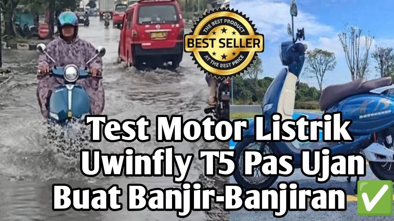 5 Tips Aman Berkendara Motor Listrik saat Hujan agar Tetap Nyaman dan Selamat, Ketahui Sekarang Juga!