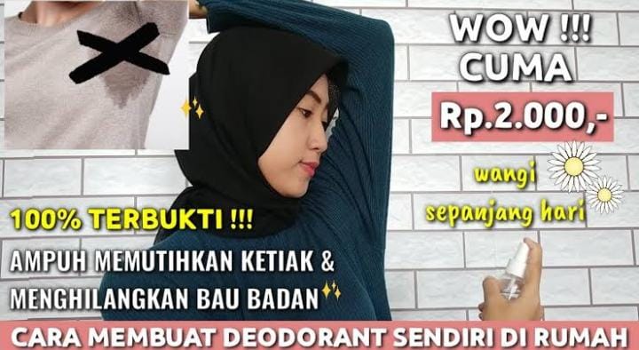 Cara Hilangkan Bau Badan dengan Air Mawar, Bau Ketiak Hilang Permanen dalam 3 Langkah Bikin Putih Juga