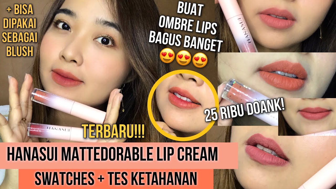 5 Warna Lipstik Hanasui yang Bagus untuk Bibir Hitam, Cuma 25 Ribuan Bisa Tahan Lama Seharian!