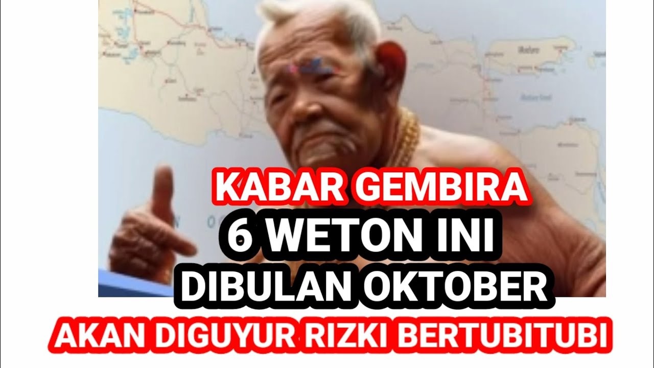 6 Weton Ini di Bulan Oktober 2024 Akan Diguyur Rezeki Bertubi-tubi Menurut Primbon Jawa