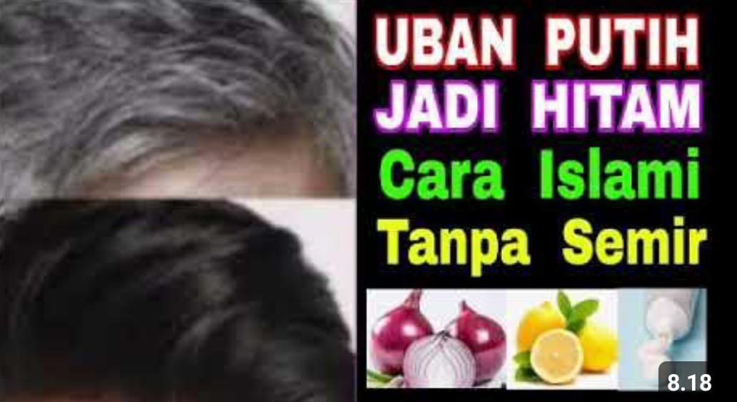 4 Cara Menghilangkan Uban Secara Permanen Tanpa Keluar Uang! Cuma Bahan Dapur, Bebas Rambut Putih Permanen