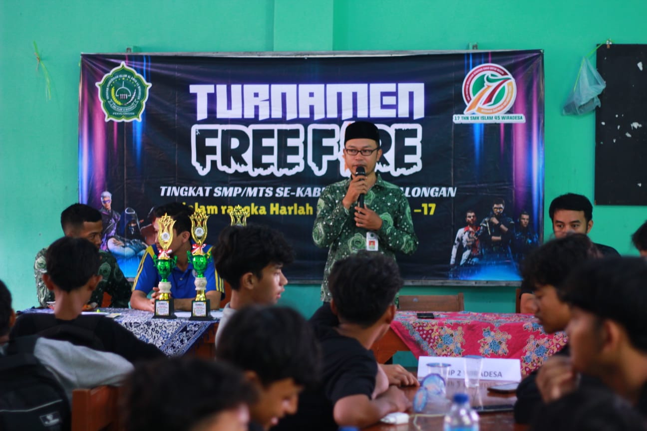 Turnamen Futsal dan Free Fire Tingkat SMP Ramaikan Harlah Ke 17 SMK Islam 45 Wiradesa