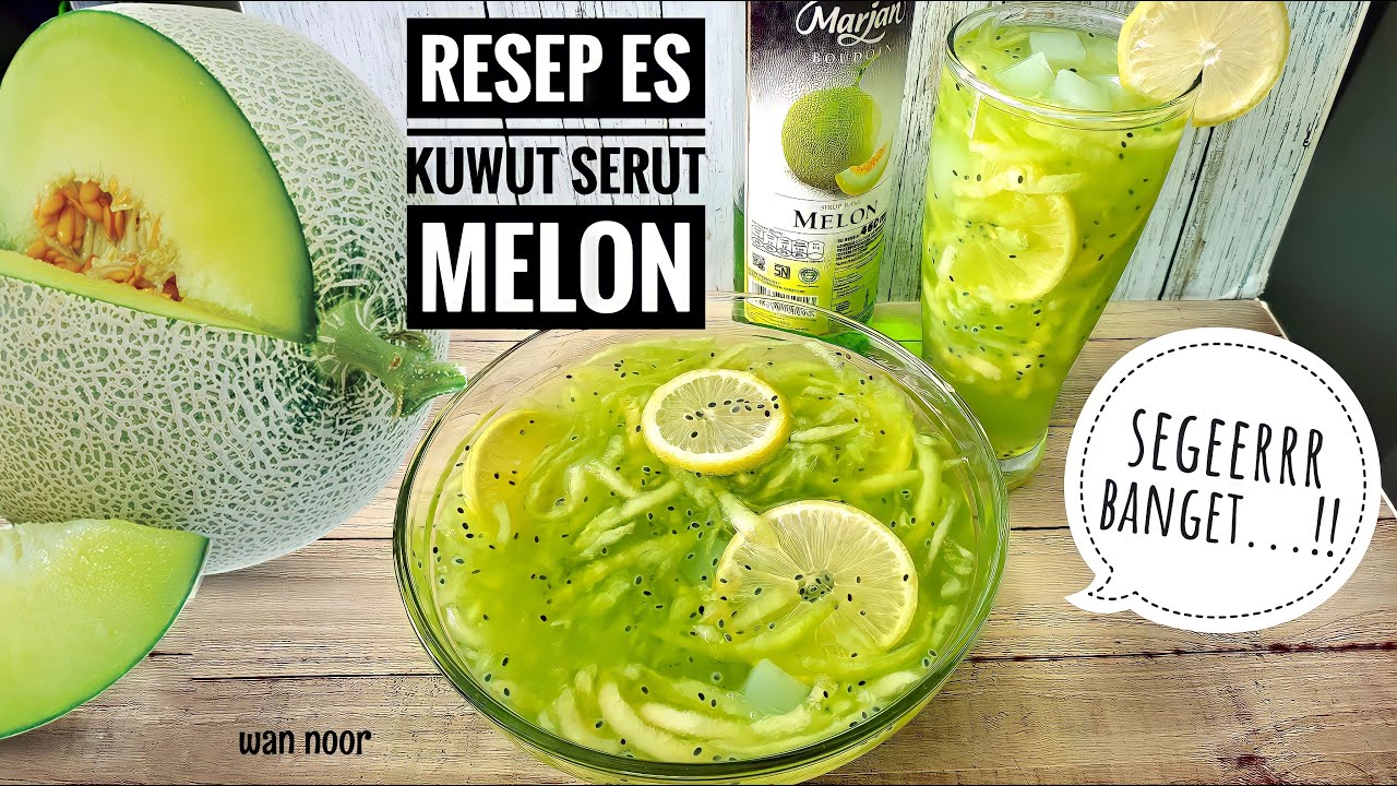 Asam Manis yang Menyegarkan! Inilah Resep Es Kuwut Melon Khas Bali, Minuman Menyenangkan dengan Isian Beragam