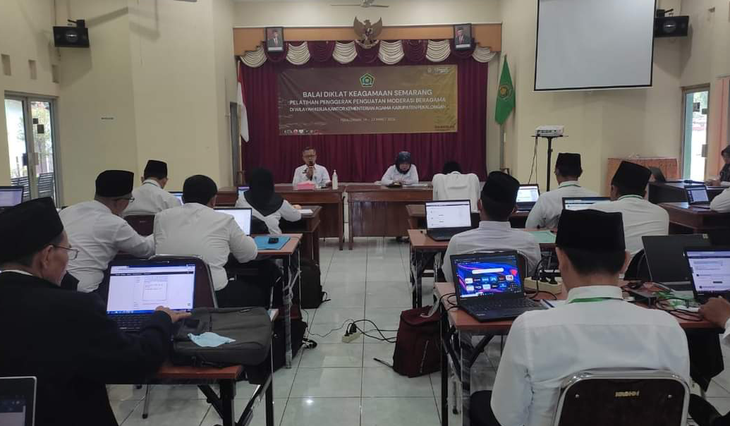 Pegawai Kemenag Kabupaten Pekalongan Ikuti Pelatihan Penggerak Penguatan Moderasi Beragama