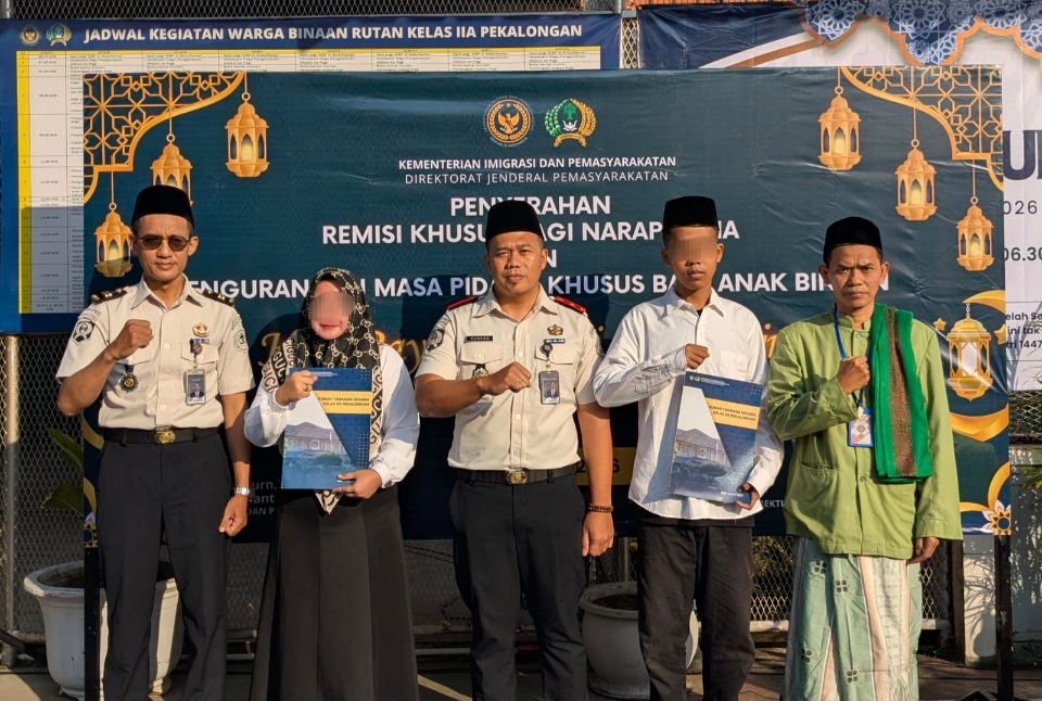Remisi Idulfitri di Rutan Pekalongan, 96 Narapidana Dapat Pengurangan Hukuman