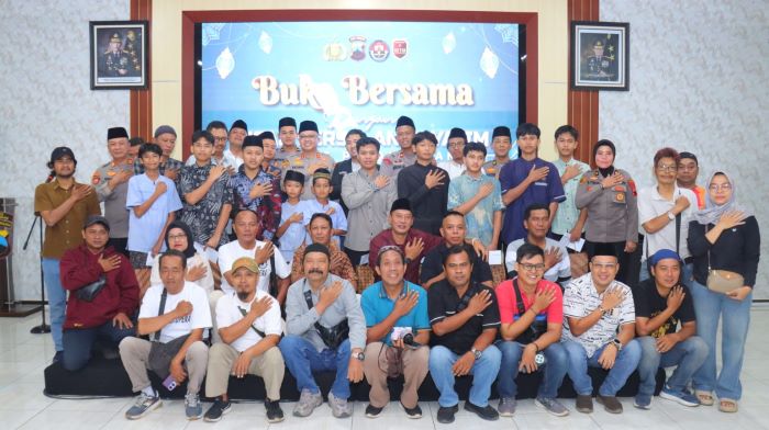 Polres Pekalongan Gelar Buka Bersama Wartawan dan Anak Yatim