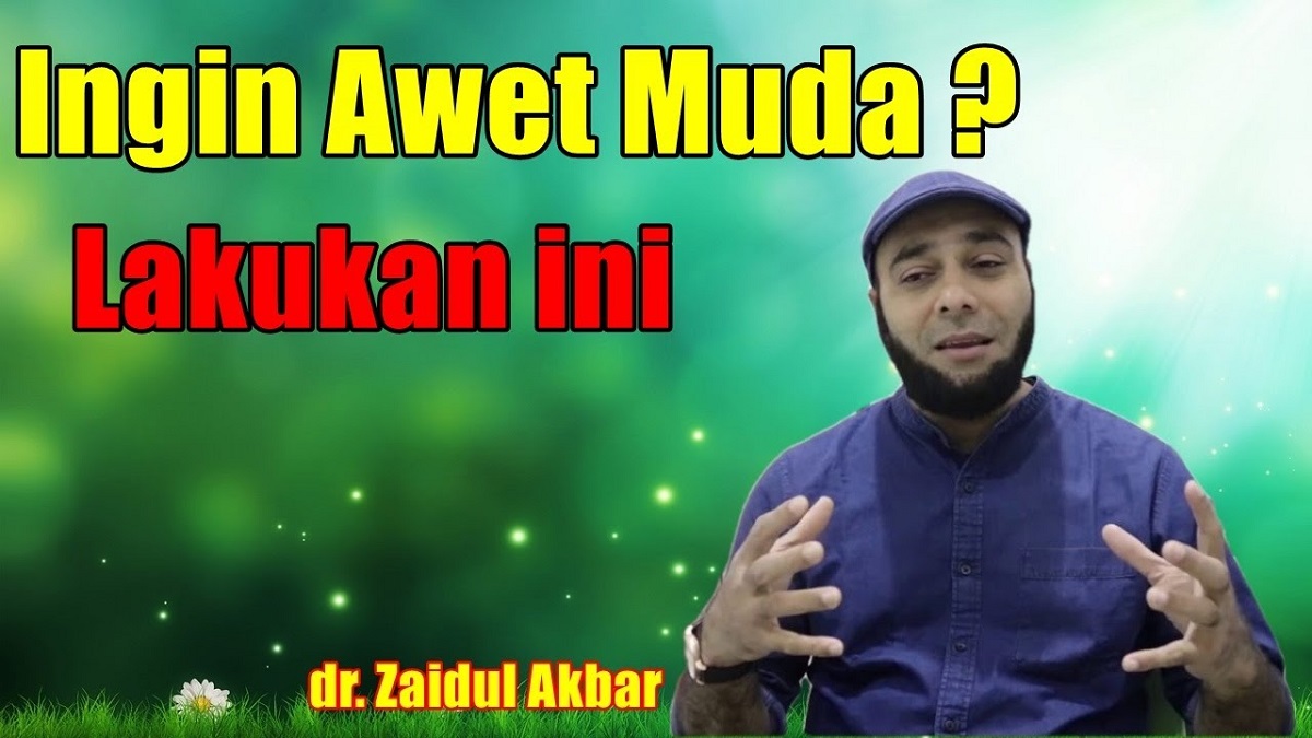 Inilah Resep Awet Muda Menurut dr Zaidul Akbar, Wajah Bisa Tampil Glowing Awet Muda di Usia 50an Anti Kerutan 