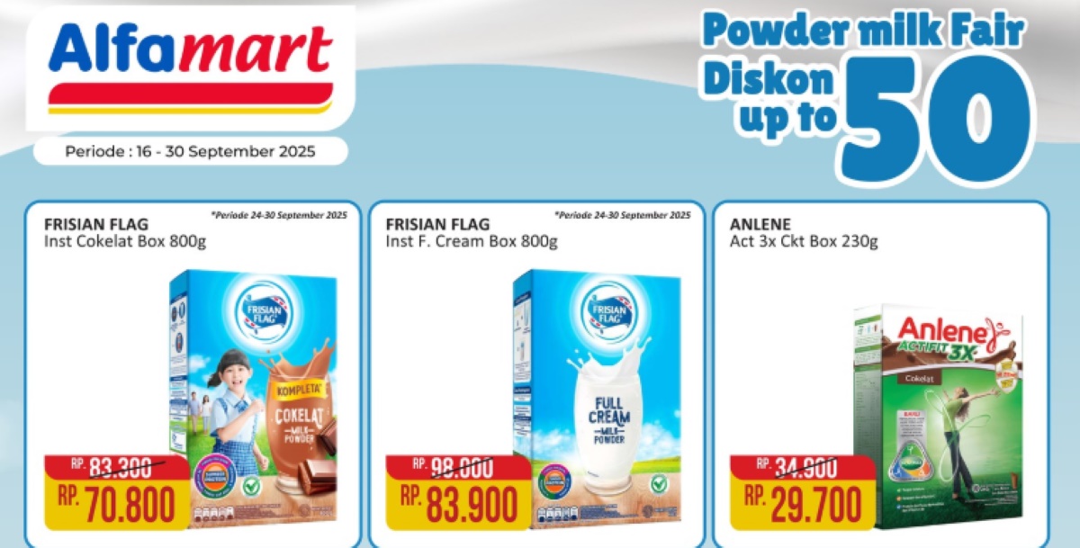  Susu Anak Favorit Kini Sedang Promo di Alfamart! Cek Produk Lengkapnya di Sini