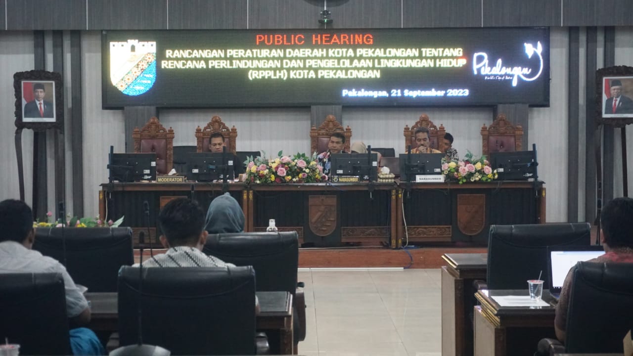DPRD Kota Pekalongan Gelar Public Hearing Raperda tentang RPPLH