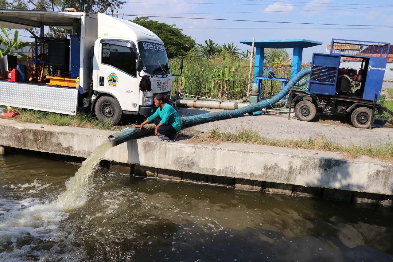 Pemprov Jateng Optimalkan Pompa, Rob Sayung Demak Mulai Surut