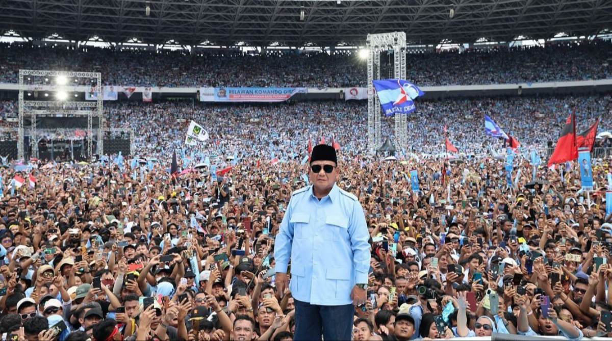 Ratusan Ribu Simpatisan Hadiri Kampanye Akbar Prabowo-Gibran, Bukti Rakyat Hendaki Keberlanjutan