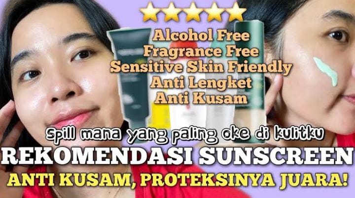 4 Sunscreen Memutihkan untuk Kulit Sensitif, Ampuh Mengurangi Kerutan dan Flek Hitam Tanda Penuaan