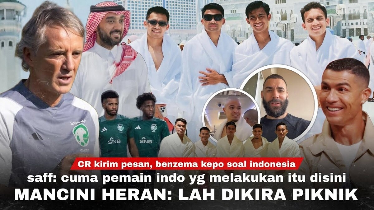 Ronaldo Kirim Pesan ke Indonesia, Benzema Siap Nonton: SAFF Bingung, Baru Ini Mau Tanding Umroh Dulu