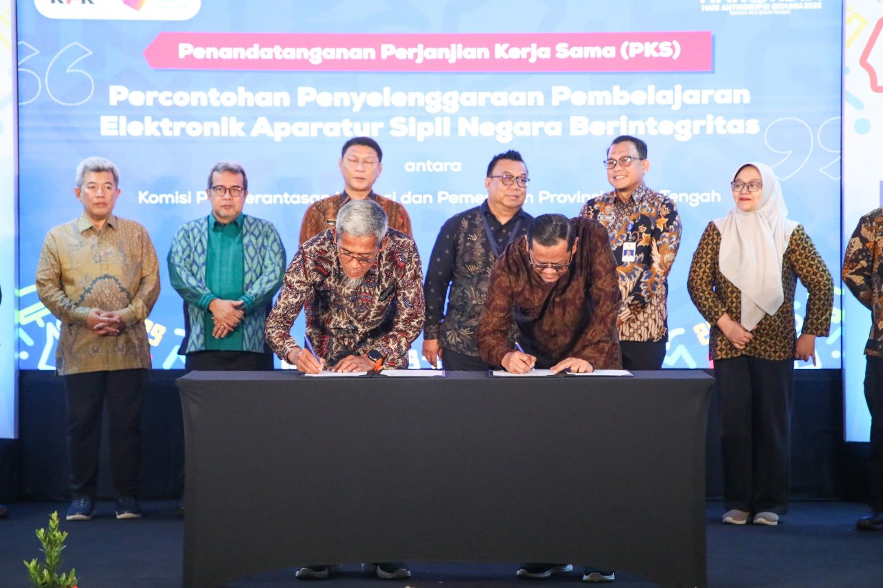 Antisipasi Korupsi, Sekda Jateng Tergetkan 52 Ribu ASN Manfaatkan E - Learning Integritas KPK