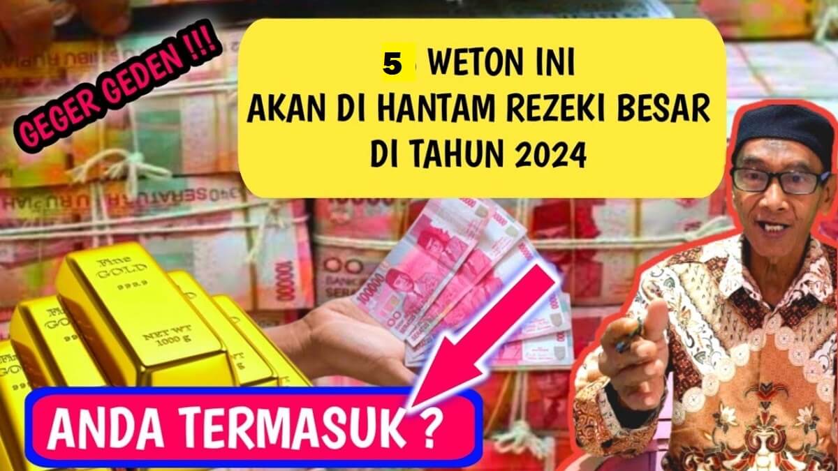 Primbon Jawa: Dihantam Badai Uang! 5 Weton Ini Akan Mendapatkan Keberkahan Rezeki Melimpah Bulan Maret!