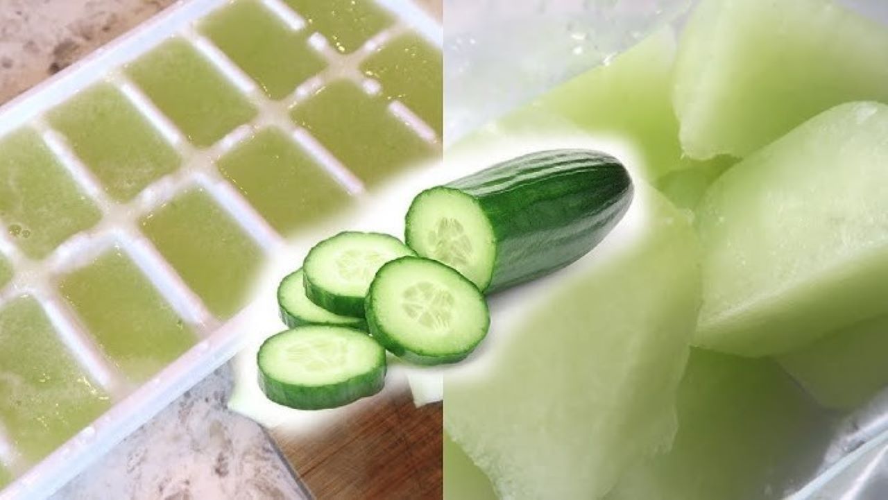 DIY Ice Cube Mentimun yang Bikin Wajah Glowing, Sederhana tapi Bikin Muka Fresh