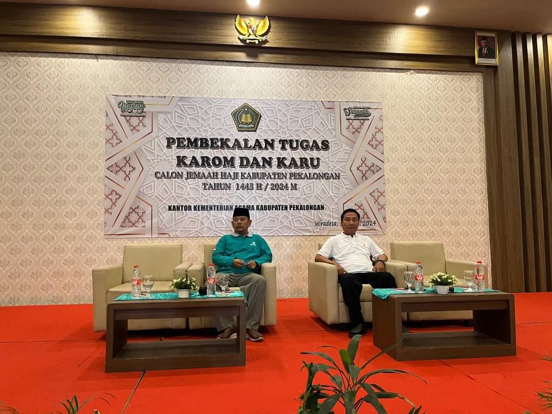 Kemenag Kabupaten Pekalongan Selenggarakan Pembekalan Karom dan Karu Calon Jamaah Haji 2024