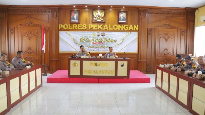 Polres Pekalongan Gelar Konferensi Pers Akhir Tahun 2023, Tingkat Kriminalitas Meningkat