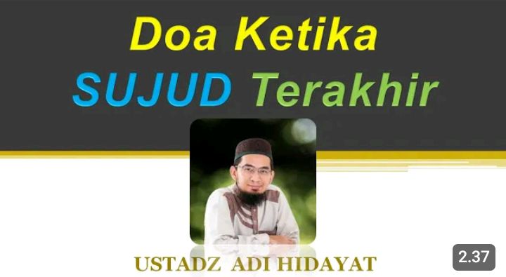 Ustaz Adi Hidayat: Baca Doa Singkat Ini di Sujud Terakhir, Hajat Apapun Cepat Terkabul