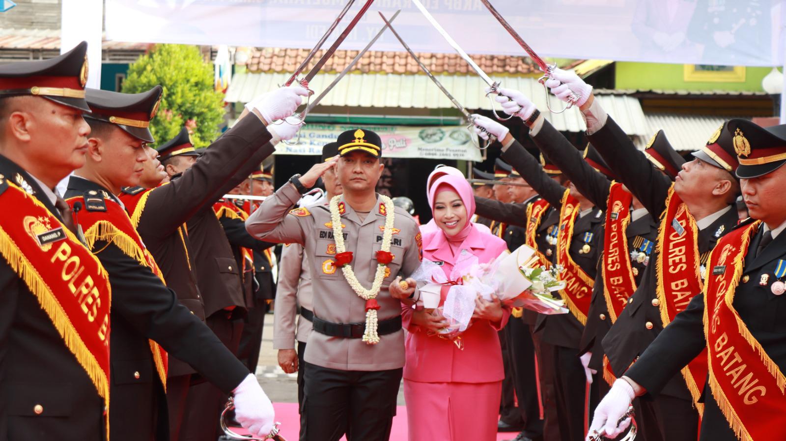 Resmi Bertugas, Kapolres Batang AKBP Edi Rahmat Mulyana Fokus pada Kamtibmas dan Pencegahan Geng Motor