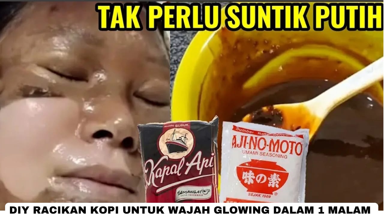 DIY Racikan Kopi untuk Wajah Glowing Dalam 1 Malam, Cocok Dipakai Usia 40 Tahun Ke Atas Agar Kencang Awet Muda