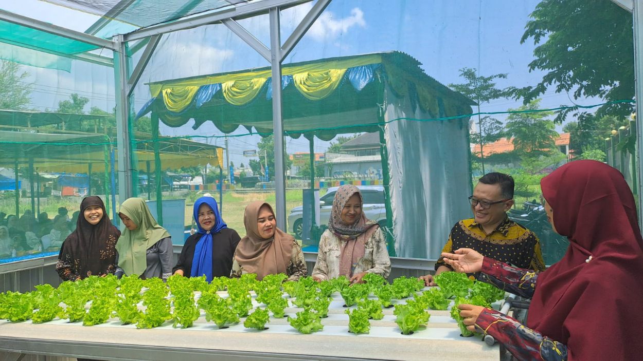 Dukung Program Ketahanan Pangan, PNM Tegal Bangun  Greendhause Rumah Pangan PNM