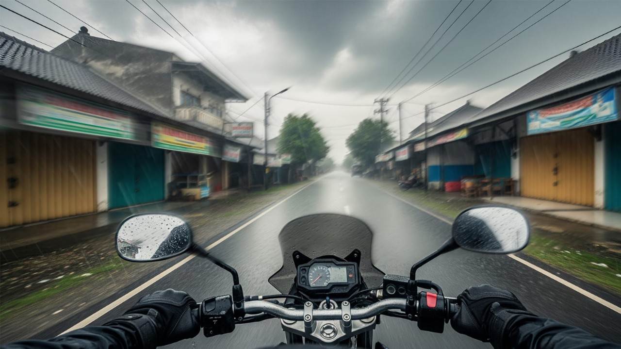 Strategi Berkendara saat Hujan Melanda, dari Gerimis hingga Lebat