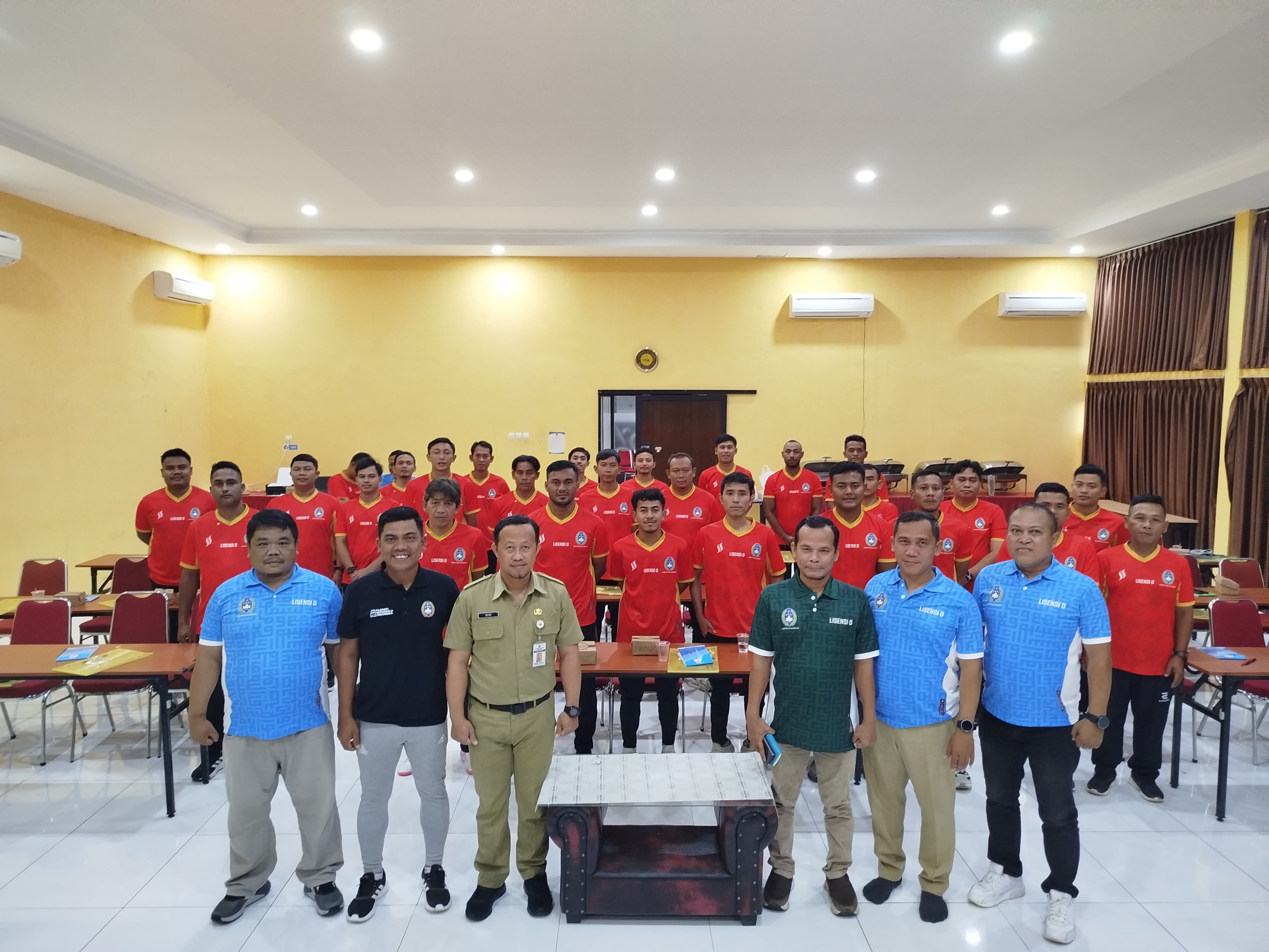 Kursus Lisensi D PSSI Resmi Dibuka di Karanganyar, Kabupaten Pekalongan