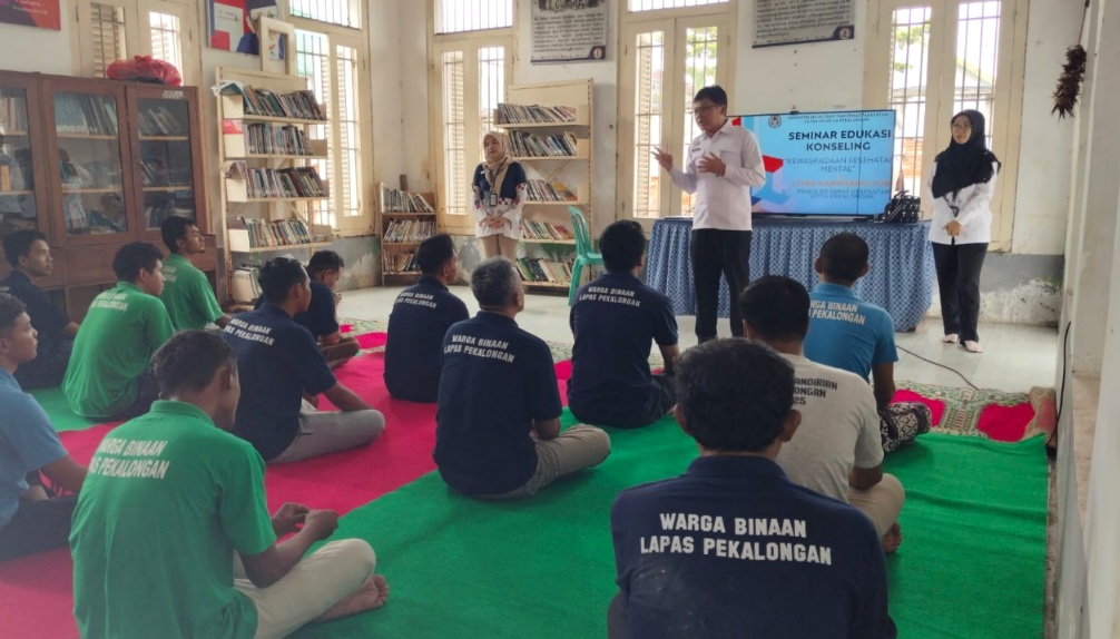 Lapas Pekalongan Berikan Edukasi Kesehatan Mental untuk Warga Binaan
