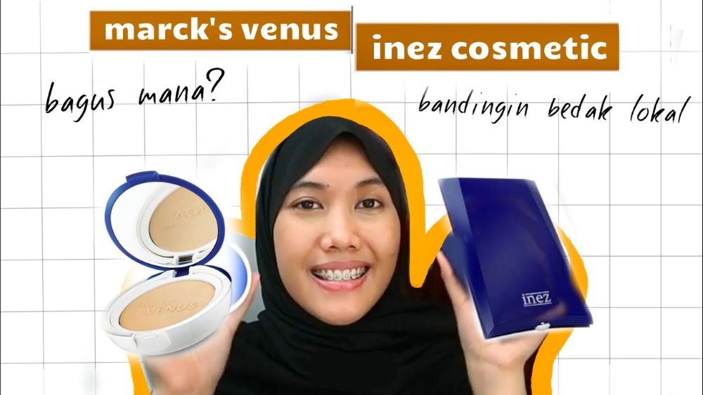 Review Battle Bedak Inez Vs Marcks Venus untuk Menutupi Noda dan Mengurangi Minyak, Bagus Mana untuk 50 Tahun?