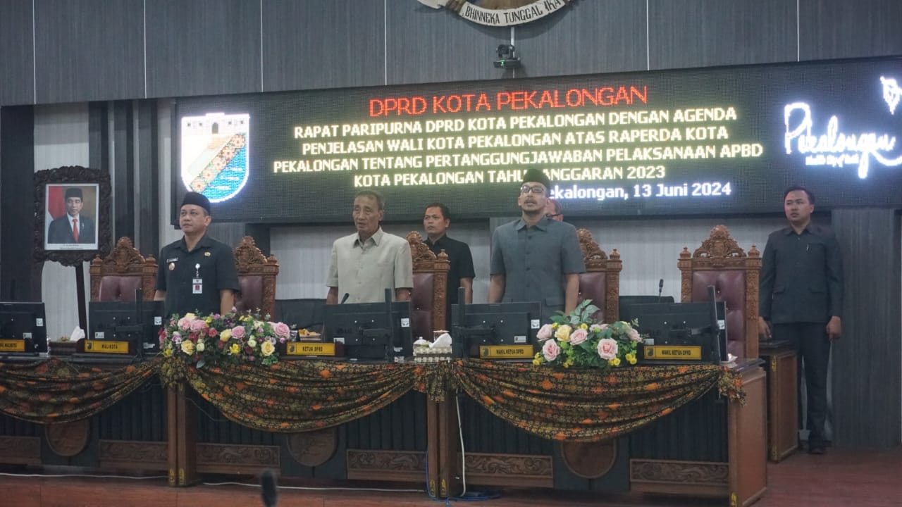 Rapat Paripurna DPRD Kota Pekalongan: Wali Kota Jelaskan Pertanggungjawaban Pelaksanaan APBD 2023