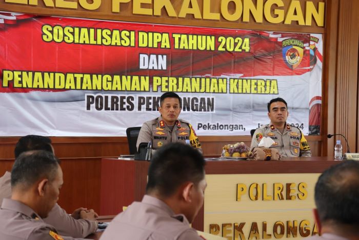 Anggaran Polres Pekalongan Tahun 2024 Turun 4,8 Persen