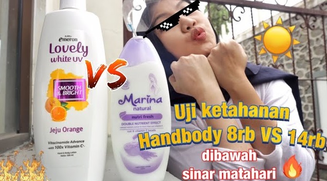 Review Battle Handbody Murah Marina Vs Emeron untuk Melembapkan dan Mencerahkan Kulit