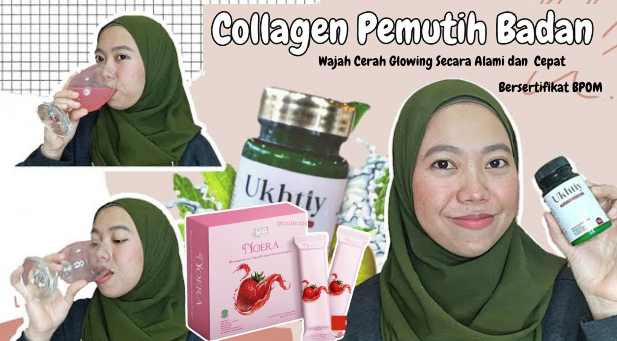 3 Rekomendasi Merek Collagen Pemutih Badan Permanen Bersertifikat BPOM,Kulit Gelap Jadi Putih Glowing Awet Mud