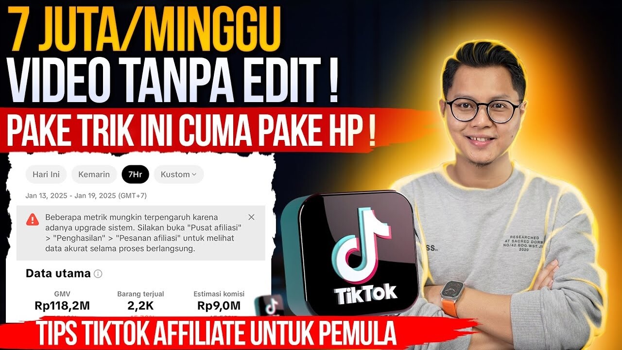 Cara Menghasilkan Uang 7 Juta per Minggu Tanpa Edit, Hanya Pakai HP? Begini Triknya!