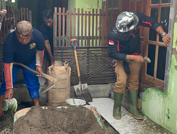 Lapas Pekalongan Bakti Sosial Perbaiki TPQ dan Madin Al Mubarokah dalam Rangka Hari Bakti IMIPAS ke-1