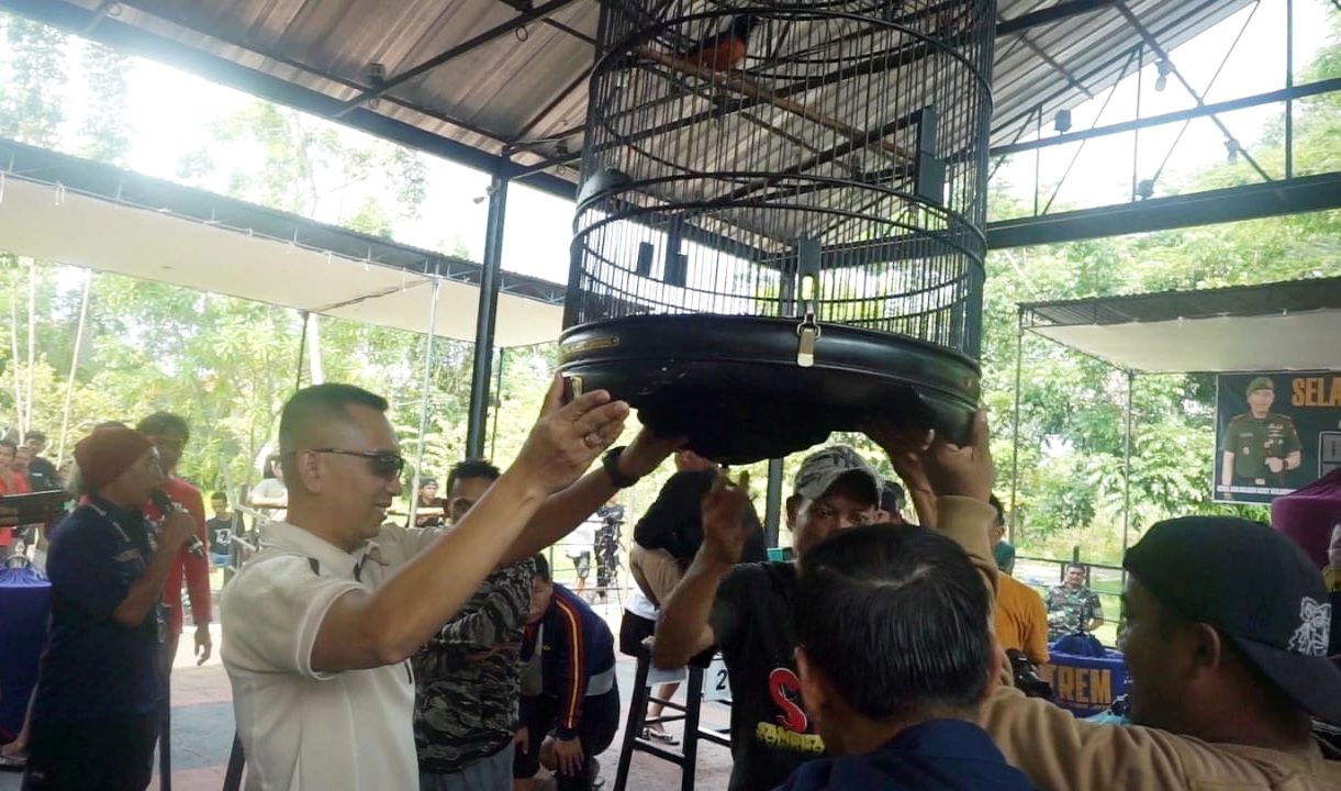 Ratusan Kicau Mania Ramaikan Piala Dandim 0710/Pekalongan Cup III, Rangkaian HUT ke-80 TNI