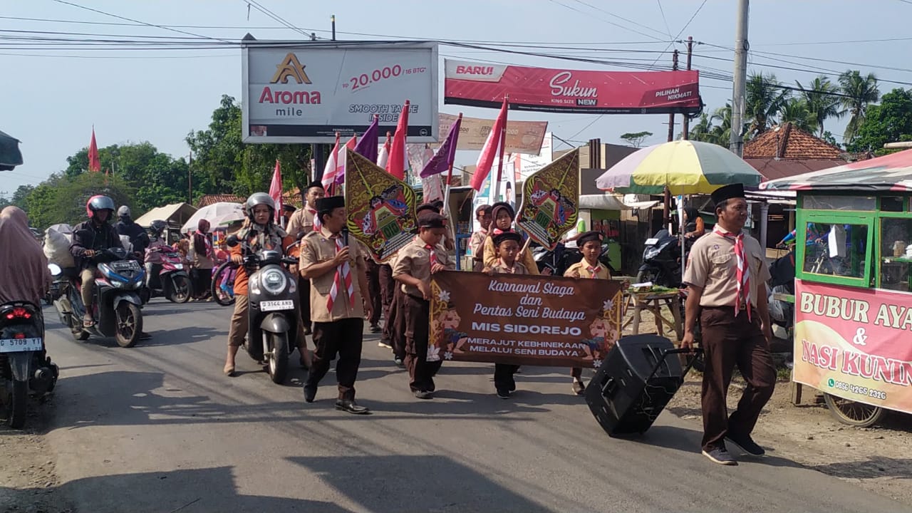 Pangkalan MIS Sidorejo Gelar Karnaval Siaga dan Pentas Seni Budaya Nusantara