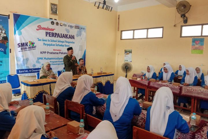 SMK Muhammadiyah Pencongan Gelar Seminar Perpajakan 